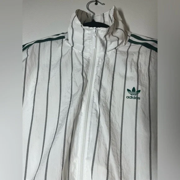Adidas Originals White Green Striped - Picture 5 of 15